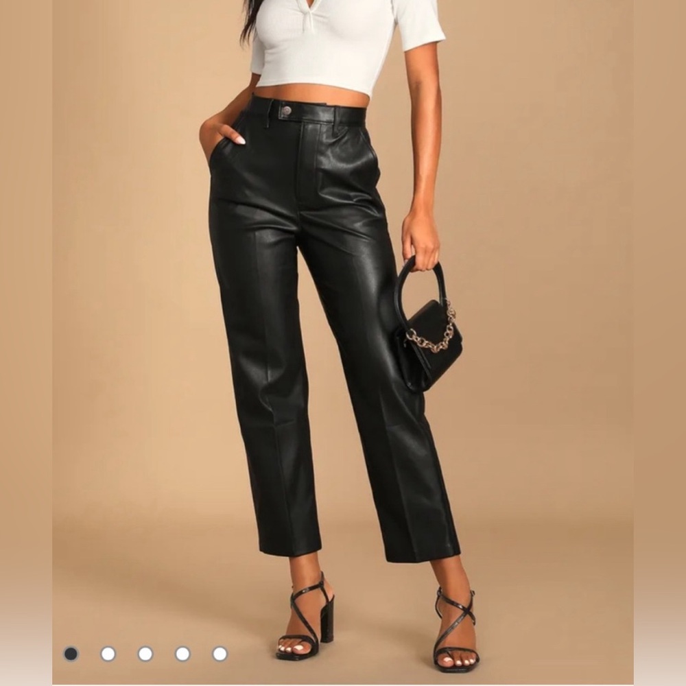 Levi’s Math Club Black Premium Faux Leather pants